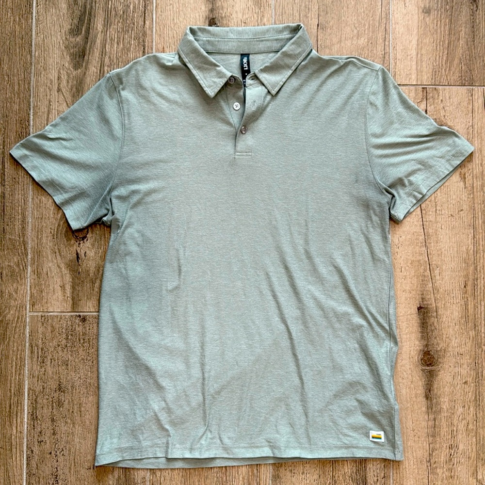 Vuori Strato Tech Polo Medium Mint Green